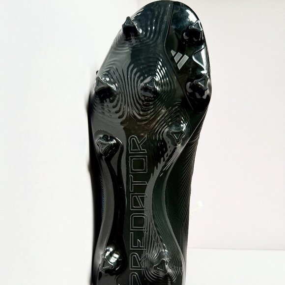 Adidas Predator 24 League FG Core Black Carbon Soccer Cleats IF6347 Size 9.5 Men - Picture 5 of 7